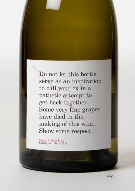 teksty na etykietach - wino